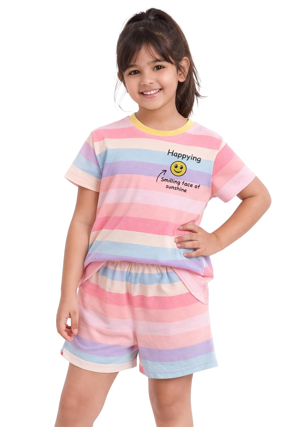 Kids Cotton Co-ord Set – Tee & Shorts