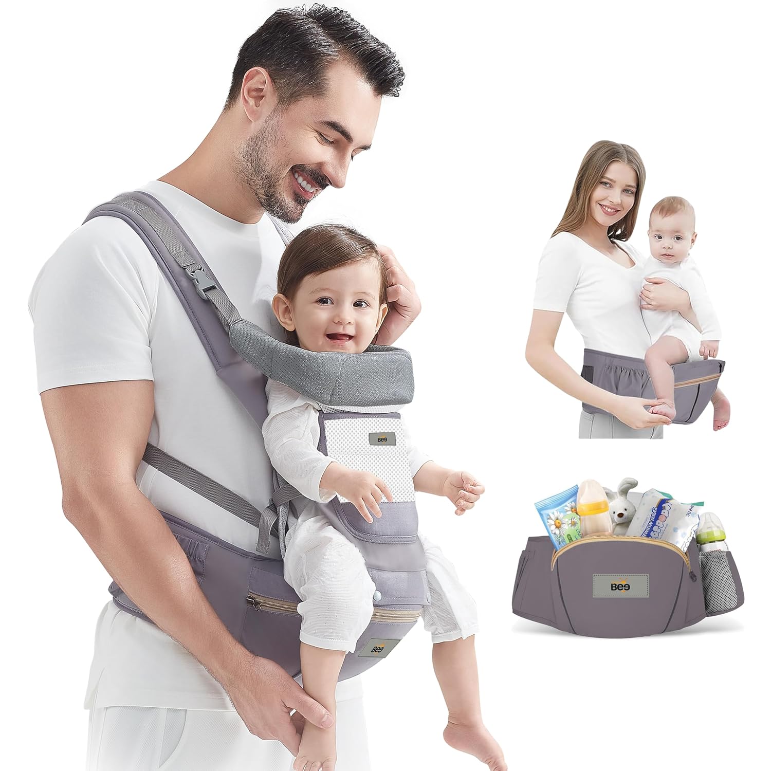 4-in-1 Hip Seat Baby Carrier
