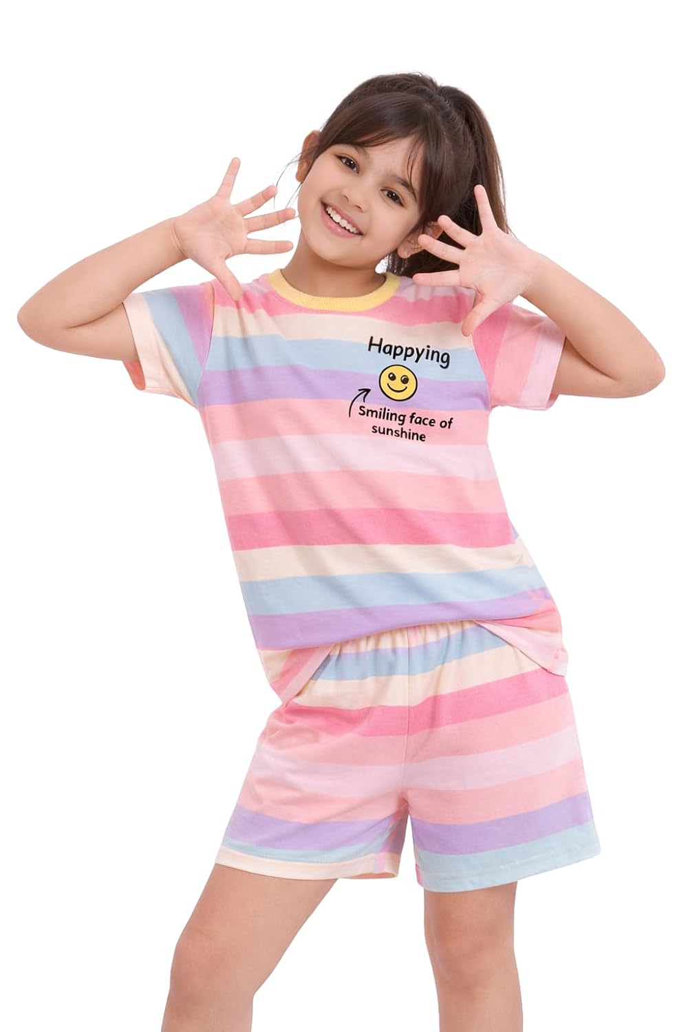 Kids Cotton Co-ord Set – Tee & Shorts