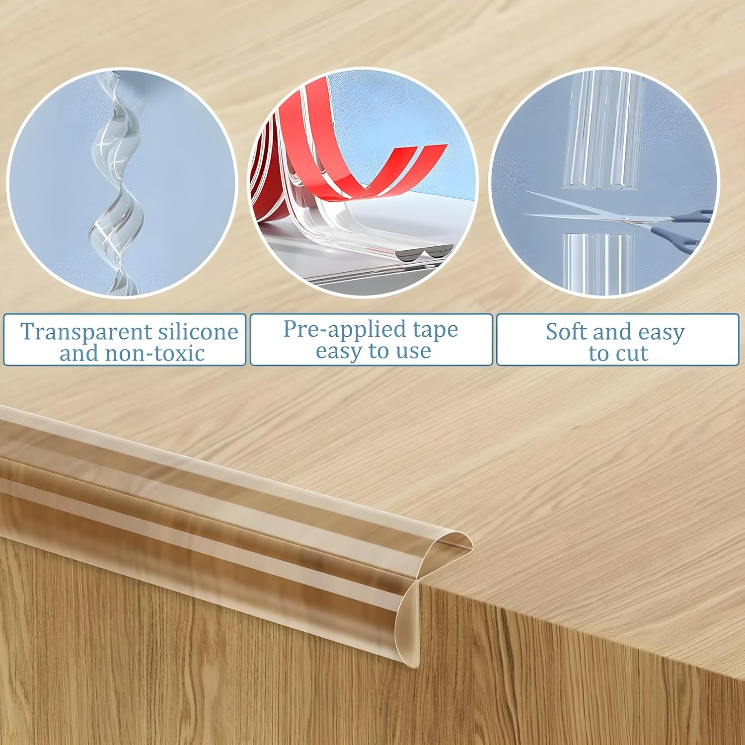 Baby Edge & Corner Guard Set – 6 m Strip + 4 Corners